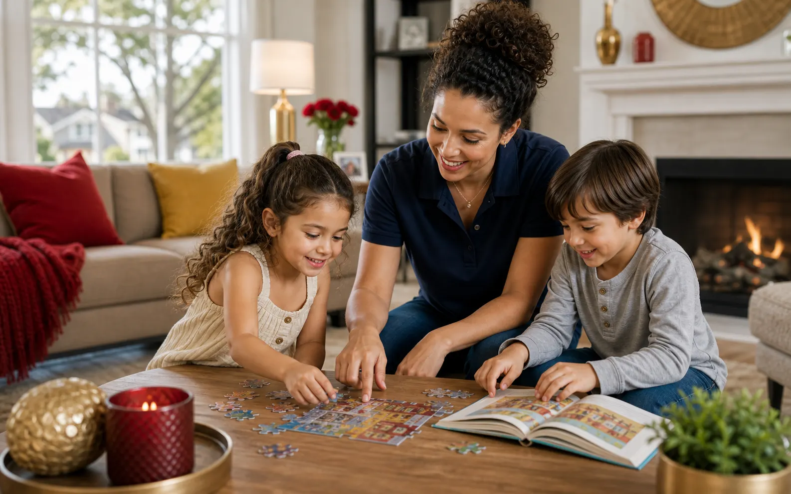 Professional nanny supporting newborn care in an Indiana family nursery